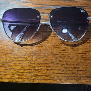 Quay Australia High Key Sunglasses in Dark Purple
